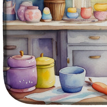 Load image into Gallery viewer, Decorating Easter Bloodhound Dish Drying Mat