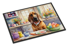 Load image into Gallery viewer, Decorating Easter Bloodhound Doormat-24x36 Indoor / Outdoor Rug | Made in USA