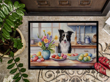 Load image into Gallery viewer, Decorating Easter Border Collie Doormat-24x36 Indoor / Outdoor Rug | Made in USA