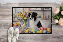 Load image into Gallery viewer, Decorating Easter Borzoi Doormat - 18X27 Indoor / Outdoor Rug | Made in USA