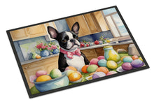 Load image into Gallery viewer, Decorating Easter Boston Terrier Doormat - 18X27 Indoor / Outdoor Rug | Made in USA