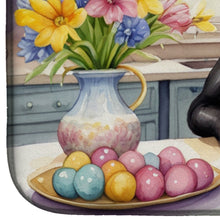 Load image into Gallery viewer, Decorating Easter Boston Terrier Dish Drying Mat