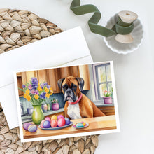 Load image into Gallery viewer, Decorating Easter Boxer Greeting Cards - Blank Note Cards – 8-Pack of Artist-Designed Cards with Envelopes