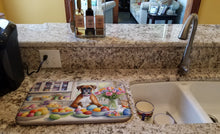 Load image into Gallery viewer, Decorating Easter Boxer Dish Drying Mat