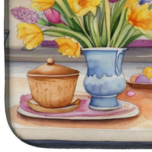 Load image into Gallery viewer, Decorating Easter Boykin Spaniel Dish Drying Mat