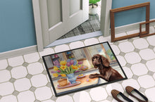 Load image into Gallery viewer, Decorating Easter Boykin Spaniel Doormat