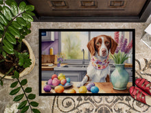 Load image into Gallery viewer, Decorating Easter Brittany Spaniel Doormat-24x36 Indoor / Outdoor Rug | Made in USA