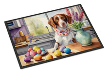 Load image into Gallery viewer, Decorating Easter Brittany Spaniel Doormat-24x36 Indoor / Outdoor Rug | Made in USA