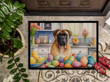 Load image into Gallery viewer, Decorating Easter Bullmastiff Doormat