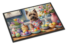 Load image into Gallery viewer, Decorating Easter Cairn Terrier Doormat - 18X27 Indoor / Outdoor Rug | Made in USA