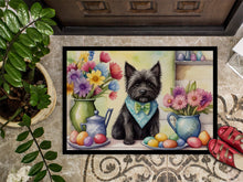 Load image into Gallery viewer, Decorating Easter Cairn Terrier Doormat - 18X27 Indoor / Outdoor Rug | Made in USA