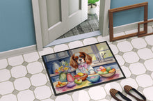Load image into Gallery viewer, Decorating Easter Cavalier Spaniel Doormat - 18X27 Indoor / Outdoor Rug | Made in USA