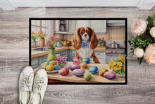 Load image into Gallery viewer, Decorating Easter Cavalier Spaniel Doormat - 18X27 Indoor / Outdoor Rug | Made in USA