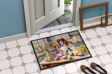 Load image into Gallery viewer, Decorating Easter Cavalier Spaniel Doormat - 18X27 Indoor / Outdoor Rug | Made in USA
