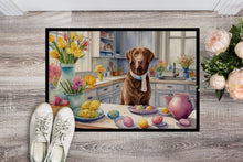 Load image into Gallery viewer, Decorating Easter Chesapeake Bay Retriever Doormat