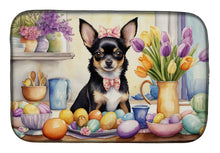 Load image into Gallery viewer, Decorating Easter Chihuahua Dish Drying Mat