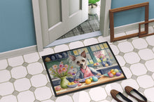 Load image into Gallery viewer, Decorating Easter Chinese Crested Doormat