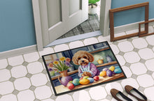 Load image into Gallery viewer, Decorating Easter Cockapoo Doormat
