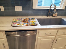 Load image into Gallery viewer, Decorating Easter Cocker Spaniel Dish Drying Mat