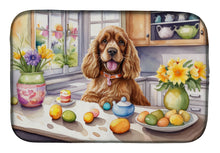Load image into Gallery viewer, Decorating Easter Cocker Spaniel Dish Drying Mat
