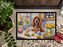 Load image into Gallery viewer, Decorating Easter Cocker Spaniel Doormat-24x36 Indoor / Outdoor Rug | Made in USA