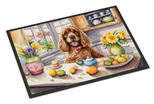 Load image into Gallery viewer, Decorating Easter Cocker Spaniel Doormat - 18X27 Indoor / Outdoor Rug | Made in USA