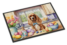 Load image into Gallery viewer, Decorating Easter Cocker Spaniel Doormat-24x36 Indoor / Outdoor Rug | Made in USA