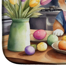 Load image into Gallery viewer, Decorating Easter Corgi Dish Drying Mat