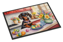 Load image into Gallery viewer, Decorating Easter Dachshund Doormat-24x36 Indoor / Outdoor Rug | Made in USA