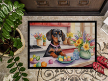 Load image into Gallery viewer, Decorating Easter Dachshund Doormat - 18X27 Indoor / Outdoor Rug | Made in USA