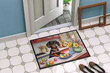 Load image into Gallery viewer, Decorating Easter Dachshund Doormat - 18X27 Indoor / Outdoor Rug | Made in USA