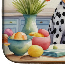 Load image into Gallery viewer, Decorating Easter Dalmatian Dish Drying Mat