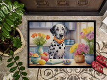 Load image into Gallery viewer, Decorating Easter Dalmatian Doormat-24x36 Indoor / Outdoor Rug | Made in USA