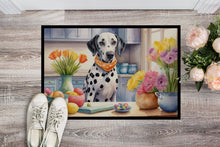 Load image into Gallery viewer, Decorating Easter Dalmatian Doormat