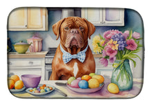 Load image into Gallery viewer, Decorating Easter Dogue de Bordeaux Dish Drying Mat