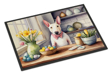 Load image into Gallery viewer, Decorating Easter English Bull Terrier Doormat
