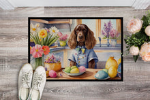 Load image into Gallery viewer, Decorating Easter English Cocker Spaniel Doormat-24x36 Indoor / Outdoor Rug | Made in USA