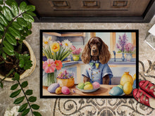 Load image into Gallery viewer, Decorating Easter English Cocker Spaniel Doormat