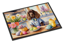 Load image into Gallery viewer, Decorating Easter English Cocker Spaniel Doormat