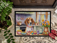 Load image into Gallery viewer, Decorating Easter English Foxhound Doormat-24x36 Indoor / Outdoor Rug | Made in USA