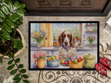 Load image into Gallery viewer, Decorating Easter English Setter Doormat