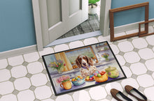 Load image into Gallery viewer, Decorating Easter English Setter Doormat
