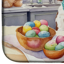 Load image into Gallery viewer, Decorating Easter English Springer Spaniel Dish Drying Mat