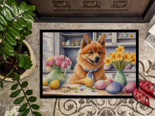 Load image into Gallery viewer, Decorating Easter Finnish Spitz Doormat