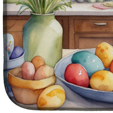 Load image into Gallery viewer, Decorating Easter Flat-Coated Retriever Dish Drying Mat