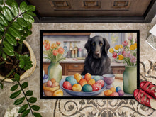 Load image into Gallery viewer, Decorating Easter Flat-Coated Retriever Doormat