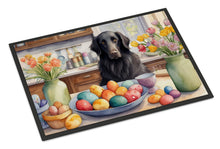 Load image into Gallery viewer, Decorating Easter Flat-Coated Retriever Doormat