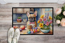 Load image into Gallery viewer, Decorating Easter French Bulldog Doormat - 18X27 Indoor / Outdoor Rug | Made in USA