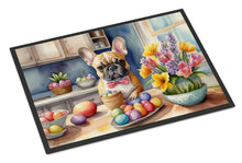 Load image into Gallery viewer, Decorating Easter French Bulldog Doormat - 18X27 Indoor / Outdoor Rug | Made in USA