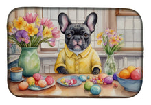 Load image into Gallery viewer, Decorating Easter French Bulldog Dish Drying Mat